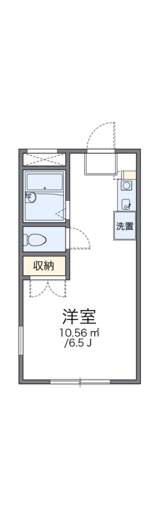 レオパレスシャルマン北越谷 間取り