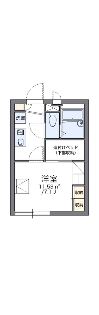 レオパレスＡ＆Ｋ坂下 間取り