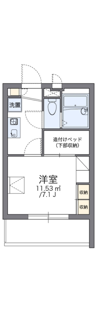 レオパレスＹＯＳＨＩＮＯ 間取り
