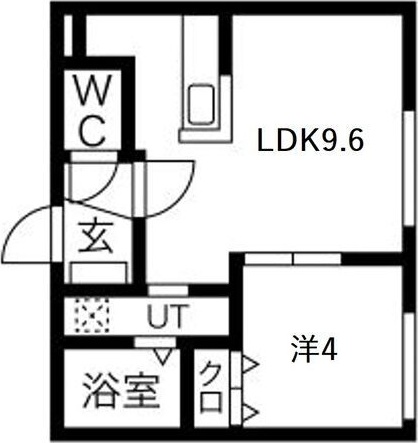 ぴあ南17条 間取り