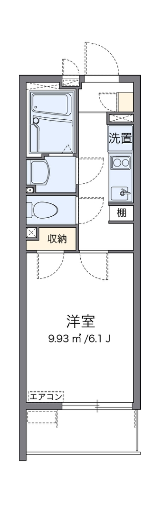 クレイノホクレレ　エルア 間取り