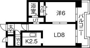アヴィンズ平岸 間取り