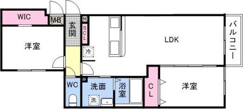 CERNE　Yamahana 間取り
