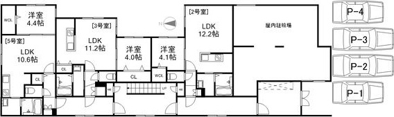 アイル山鼻 間取り