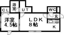 ウイングコート学園前 間取り