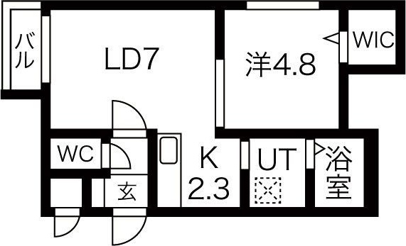 クリビア二十四軒 間取り