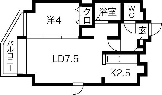 シュープリームコートII 間取り