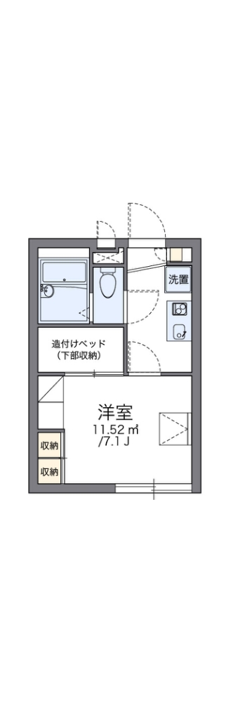 レオパレスＳｈｉｎｍｅｙ 間取り