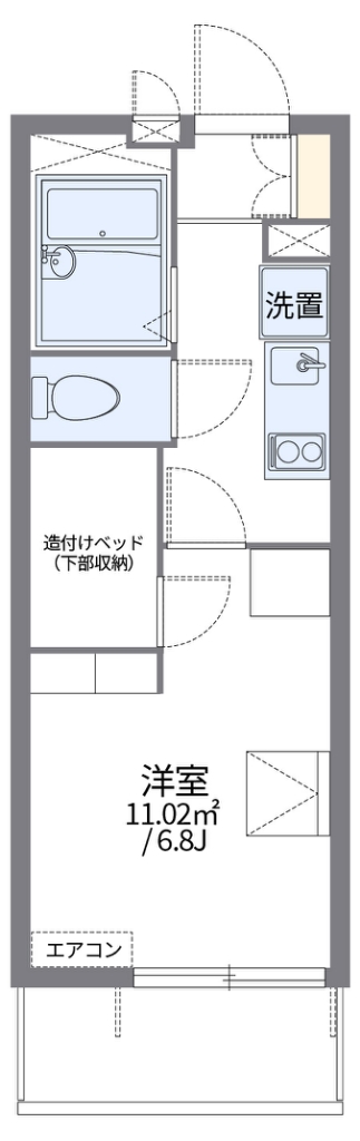 レオパレスＭｉｌｋｙＷａｙ 間取り