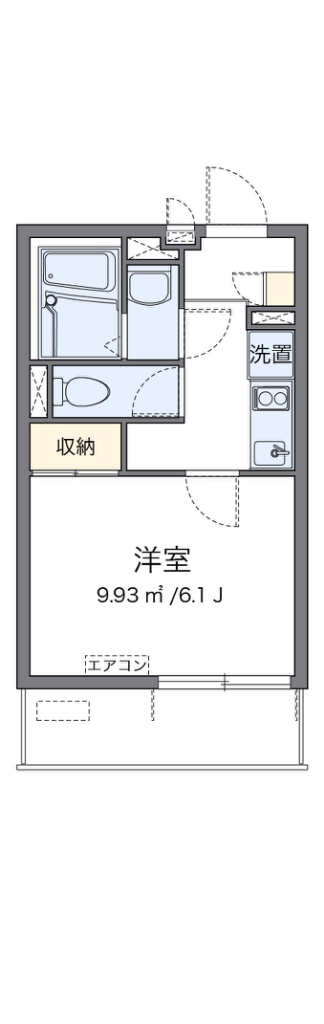 クレイノフロレゾン立川 間取り
