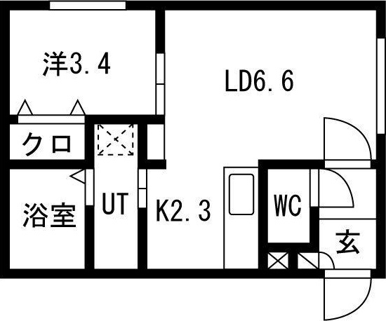 Ciel Serein円山 (シエルスラン円山) 間取り