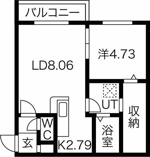 インフィニト平岸一条 間取り