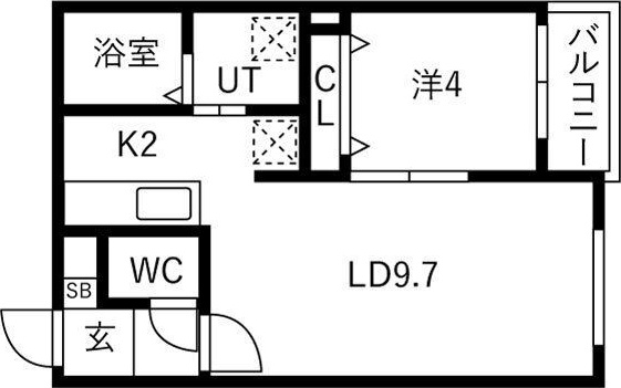 アリュール南6条 間取り