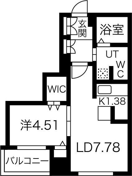 REGALO菊水二条 間取り