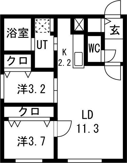 Ciel Serein円山 (シエルスラン円山) 間取り