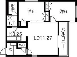 KOKOMO北13条 間取り