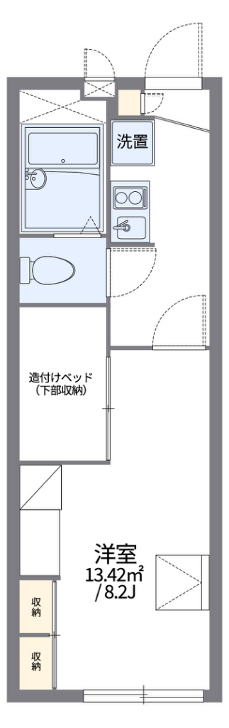 レオパレスメゾンボヌール 間取り