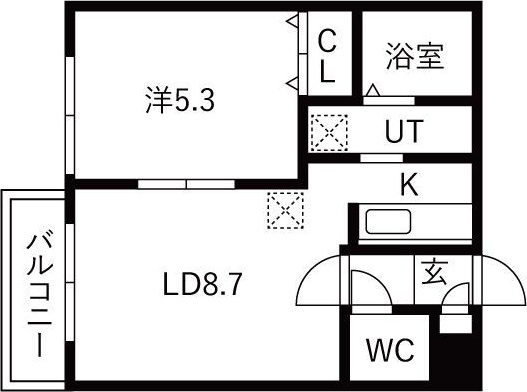 パークコート平岸 間取り