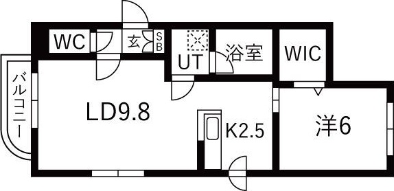 NORD FIUME南7条(ノルドフューム) 間取り