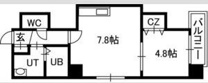 Azzurri　Garden山鼻 間取り