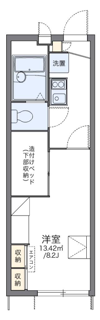 レオパレス武蔵野第３ 間取り