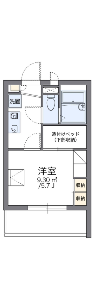 レオパレスクレスト　ＳＨＩＮＯ 間取り