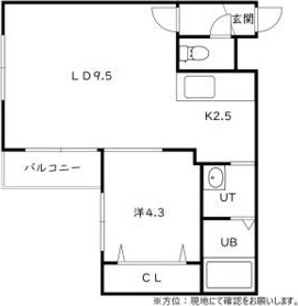 アウリィ平岸 間取り