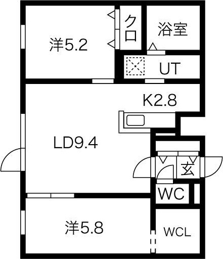 Livease Yamanote(リヴィースヤマノテ) 間取り