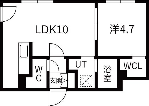 Bell Court発寒南 (ベルコート発寒南) 間取り