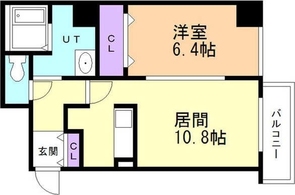 レフィナード北12条 間取り