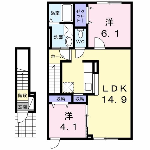ベルエール　ＲＩ 間取り
