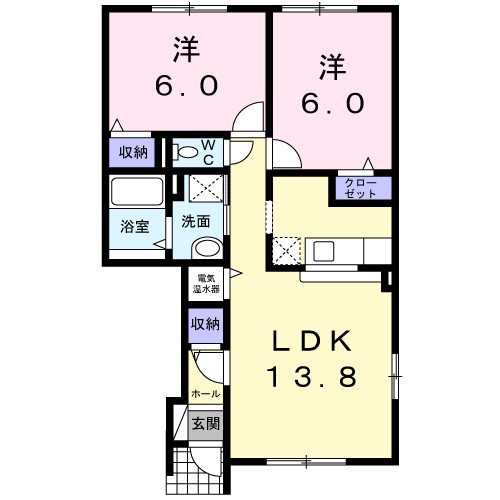 ルピナスⅡ 間取り