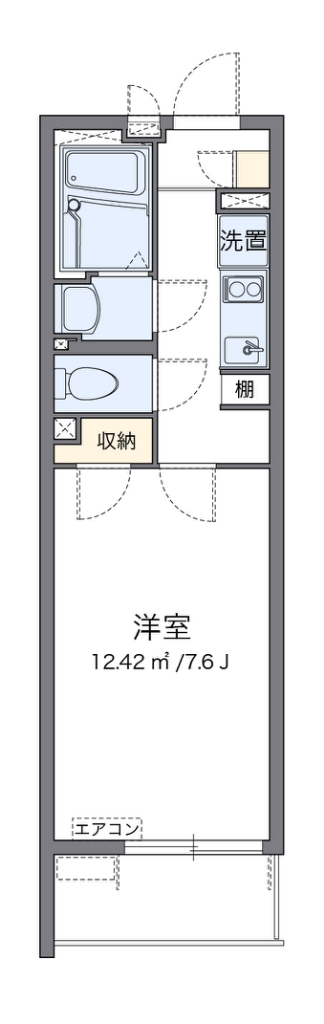クレイノＫＯＥＭＯＮふじ 間取り