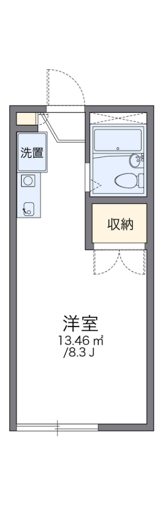 レオパレス足立新田 間取り