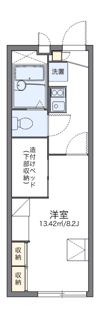 レオパレスハイム　サンコウヤ 間取り