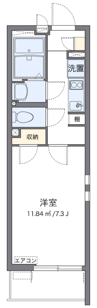 クレイノ城山Ⅲ 間取り