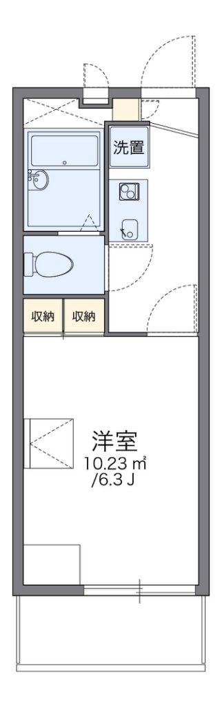 レオパレスサニーコート 間取り