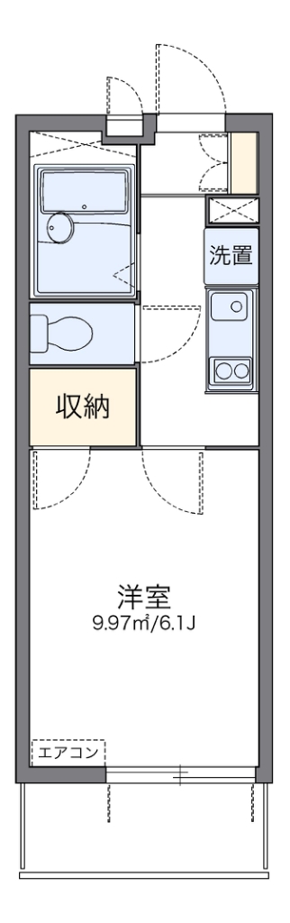 レオパレスアベニューⅡ 間取り