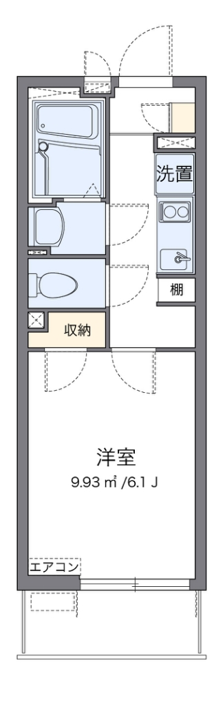 クレイノＹＫ岡村 間取り