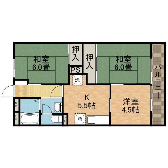 寺田ハイツ 間取り