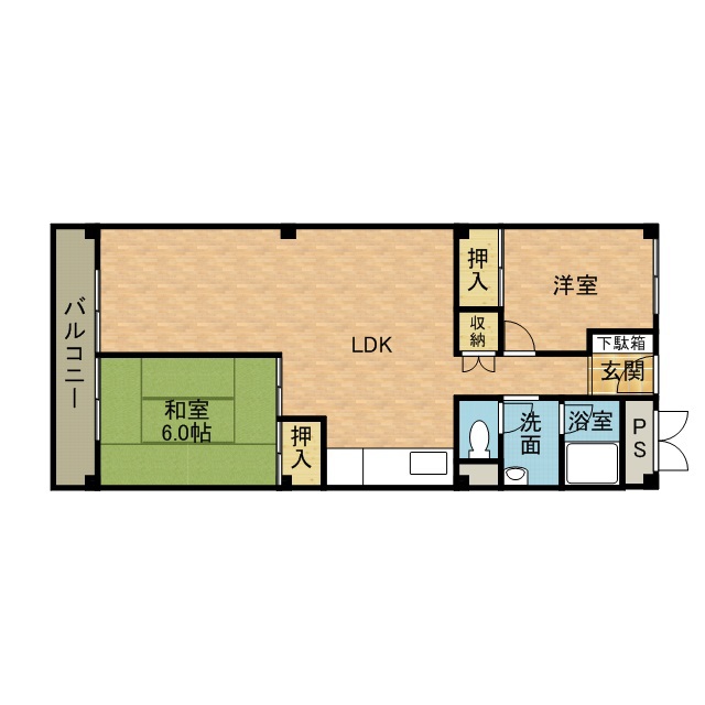 高槻スカイハイツ 間取り