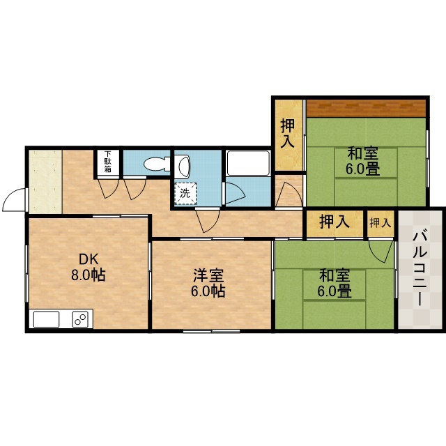コートハウス寿 間取り