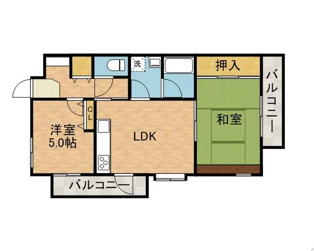 サンハイツキャッスル 間取り