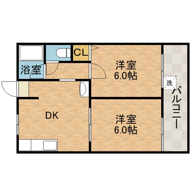 藤原ハイツ 間取り