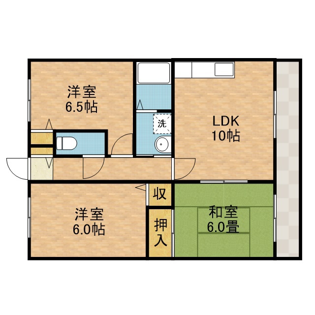 フレーバーフラッツ 間取り