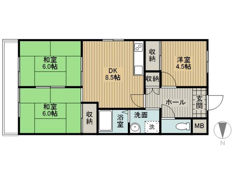 ハイツ８１ 間取り