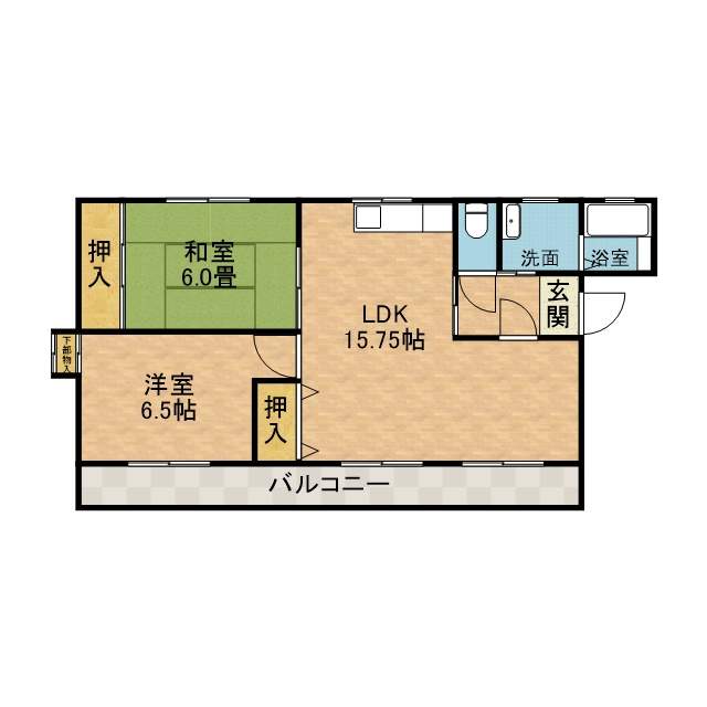 西町ハイツ 間取り