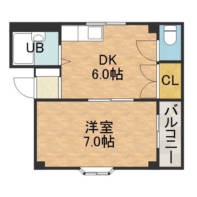 クレイテルハイツ 間取り