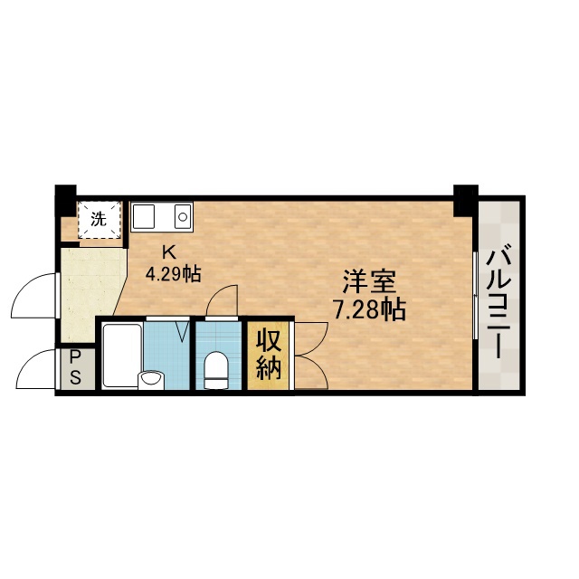 アゼリア２号館 間取り