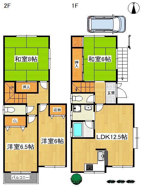 日吉台鎌谷邸 間取り